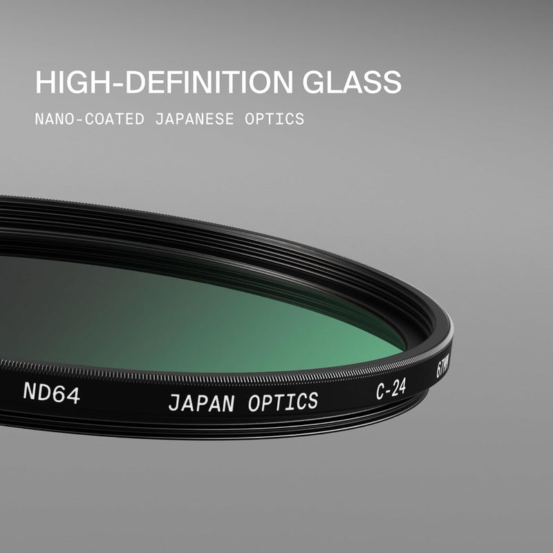 Go Be 62mm ND64 (6 Stop) ND Lens Filter - Image 2